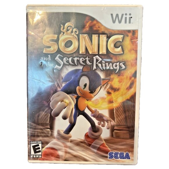 Sonic And The Secret Rings Sega Wii Disc & Case No Manual - Picture 1 of 5